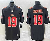 Men's San Francisco 49ers #19 Deebo Samuel Black Red Fashion Vapor Limited Stitched Jersey,baseball caps,new era cap wholesale,wholesale hats